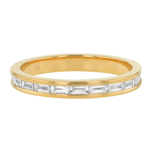 Eternity Baguette in Channel Setting - 18K Gold | VS Clarity Natural Diamonds