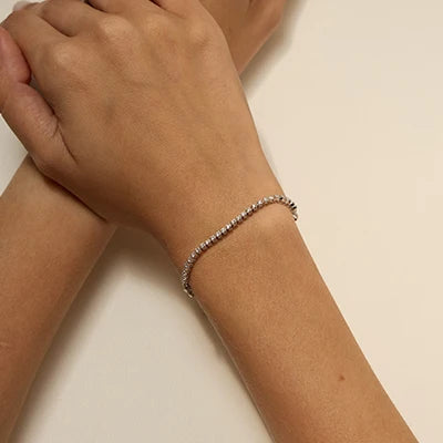0.50 Carat Diamond Half Tennis Bracelet - 14K Gold | VS Clarity Natural Diamonds