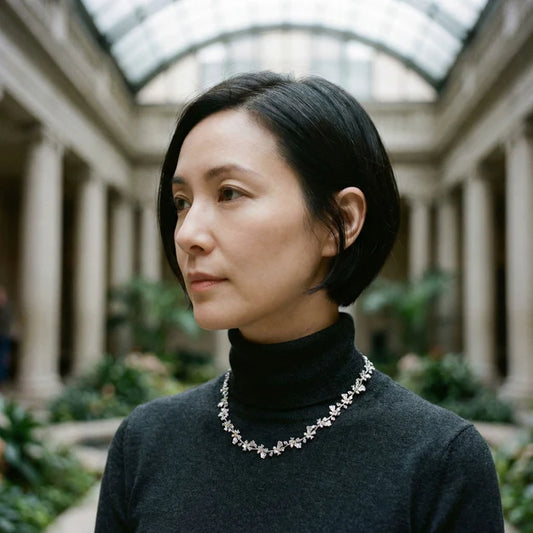 Floral Alchemy Lei Necklace - Sterling Silver | VS Clarity Lab Grown Diamonds