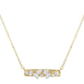 Confetti Diamond Multi Shape Necklace - 18K Gold | VS Clarity Natural Diamonds