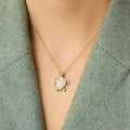 Diamond Turtle Pendant Necklace - 14K Gold | VS Clarity Lab Grown Diamonds
