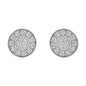 Round Diamond Cluster Studs - 18K Gold | VS Clarity Natural Diamonds