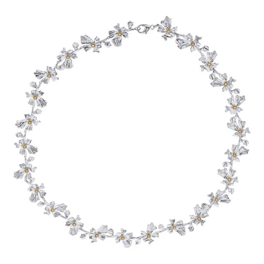 Floral Alchemy Lei Necklace - 14K Gold | VS Clarity Lab Grown Diamonds