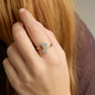 Floral Diamond Cluster Ring - 18K Gold | VS Clarity Natural Diamonds