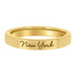 "I love You" City Ring - 18K Gold