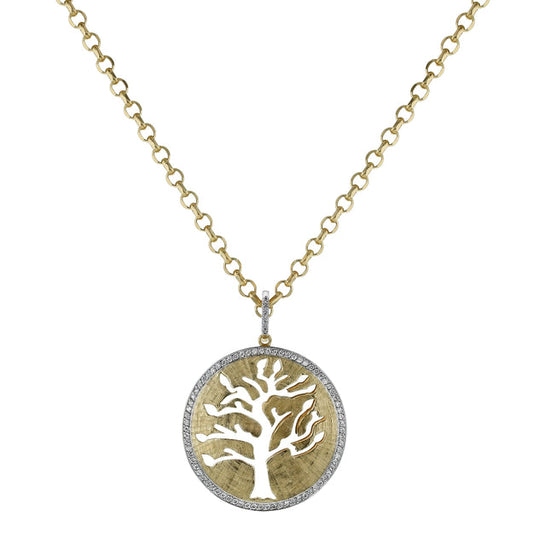 Tree of Life Pendant - 14K Gold | VS Clarity Lab Grown Diamonds