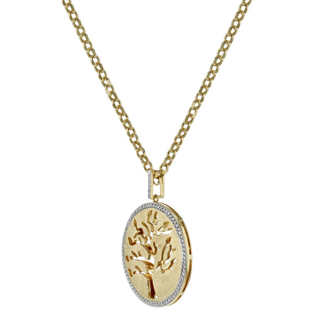 Tree of Life Pendant - 14K Gold | VS Clarity Lab Grown Diamonds