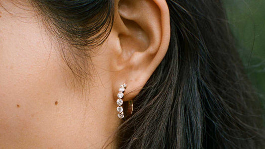 Multiple Diamond Hoops with 1.5 Carats - 18K Gold | VS Clarity Natural Diamonds