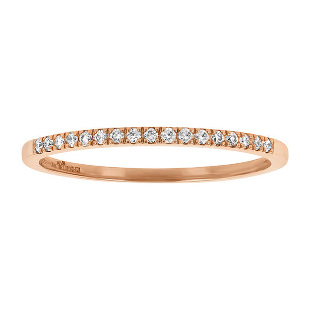 Petite Diamond Band Ring - 18K Gold | VS Clarity Natural Diamonds