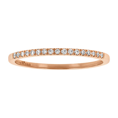 Petite Diamond Band Ring - 18K Gold | VS Clarity Natural Diamonds