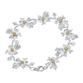 Floral Alchemy Diamond and Gold Bracelet - 14K Gold | VS Clarity Lab Grown Diamonds