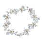 Floral Alchemy Diamond and Gold Bracelet - 14K Gold | VS Clarity Lab Grown Diamonds