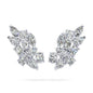 Multi Shape Diamond Cluster Drop Earrings – 14K Gold | VS Clarity Lab Grown Diamonds