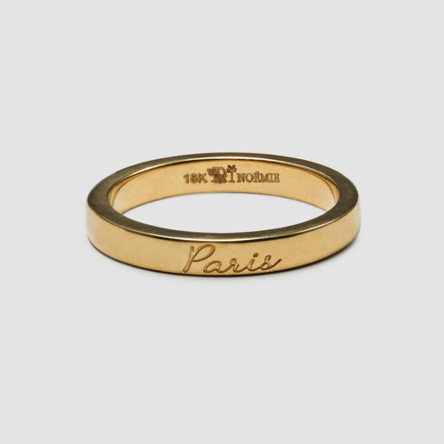"I love You" City Ring - 18K Gold