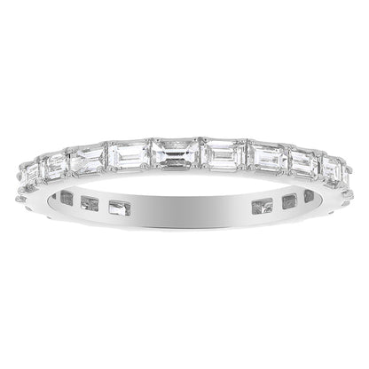 Eternity Baguette Diamond Band Ring - 18K Gold | VS Clarity Natural Diamonds