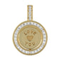 "Love You" Diamond Pendant Necklace without the 18K Gold Chain - 18K Gold | VS Clarity