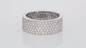 5-Row White Diamond Band - 18K Gold | VS Clarity Natural Diamonds